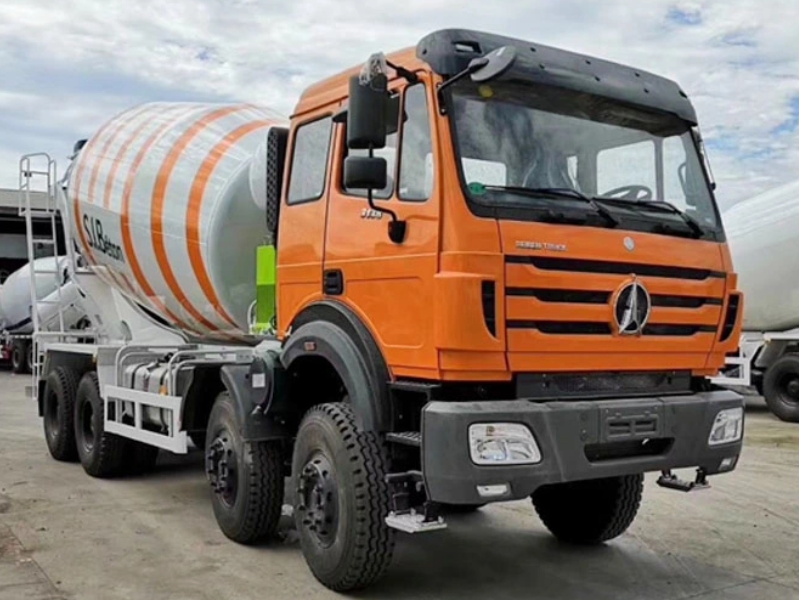 BEIBEN Concrete transport mixing tank truck