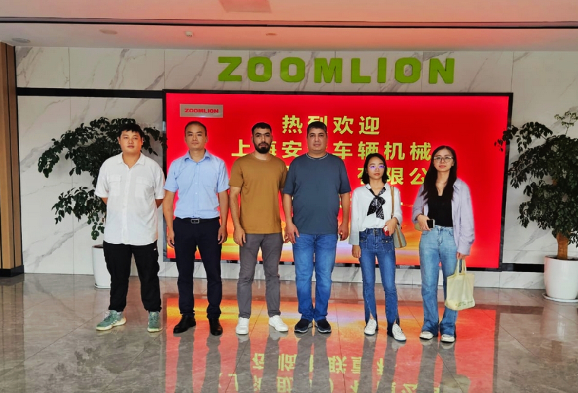Turkmenistan Clients Visited HARMAC Office and SANY and ZOOMLION Factory